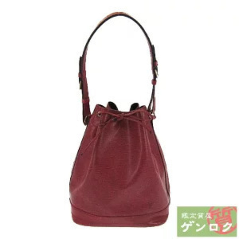 Louis Vuitton Epi Noe Leather Shoulder Bag Castilian Red